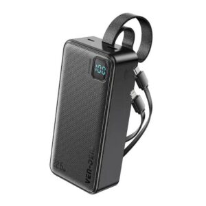 Ven-Dens VD-PB062 30000mAh Power Bank Built-in Cables