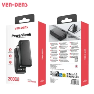 Ven-Dens VD-PB059 20000mAh 18W Power Bank