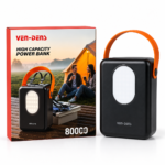 VEN-DENS 80000mAh Power Bank with Cables & LED Light