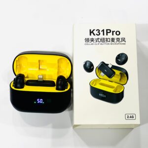 K31 Pro Professional Button Magnetic Lavalier Microphone