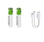 Smartoools Type-C Rechargeable Batteries AAA 2 Pcs