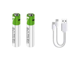 Smartoools Type-C Rechargeable Batteries AAA 2 Pcs