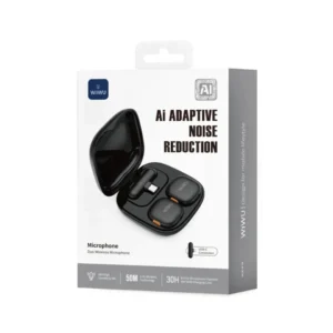 WiWU Wi-WM006 AI Powered Noise Cancelling Lavalier