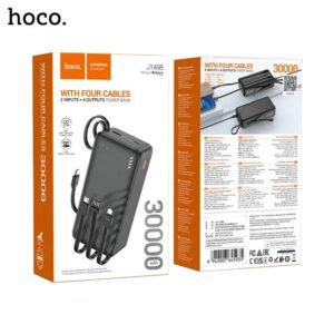 Hoco J146B Night Tide 30000mAh Power Bank with 4 Cables